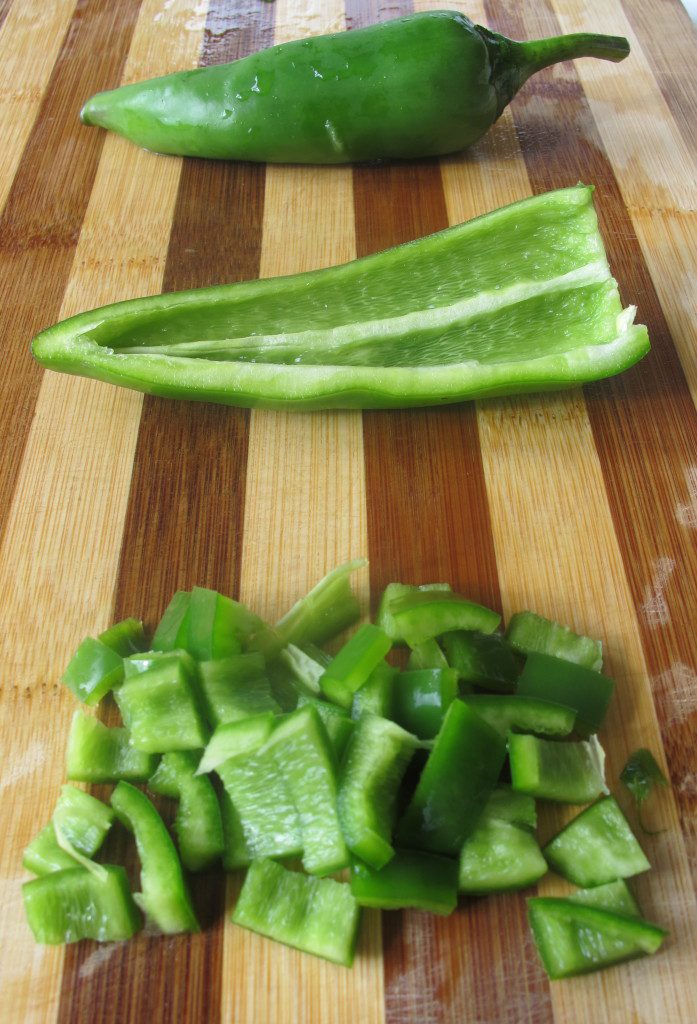 chopped peppers
