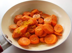 Saute carrots