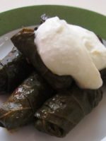 Authentic Meat Stuffed Grape Leaves