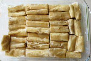 Dry Baklava to Oven