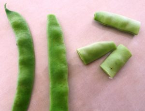 green beans prep