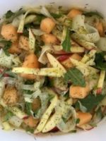 Delicious Fennel Salad With Apple And Melons