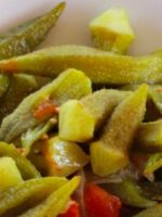 Okra Braised With Olive Oil: Surprisingly Light And Fresh