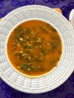Grape Leaves Soup: Sour And Tasty