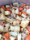 Mixed potato and carrots