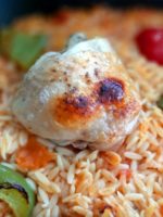 Baked Chicken Over Orzo