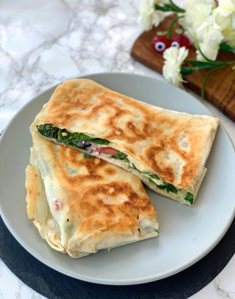 Gozleme with Spinach