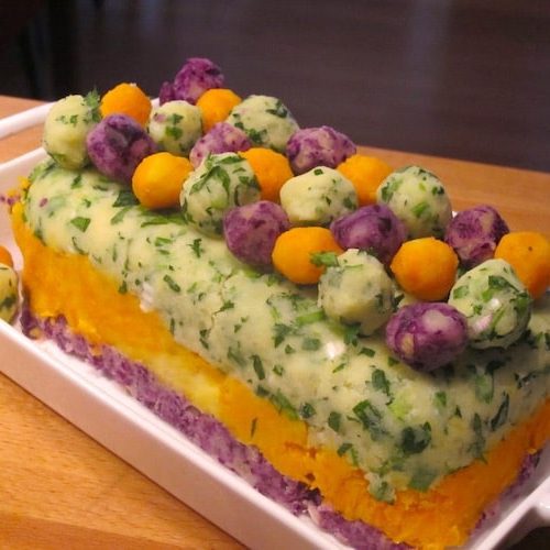 Colorful Potato Cake