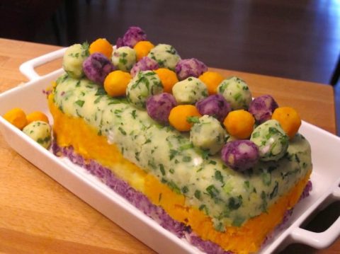 Colorful Potato Cake