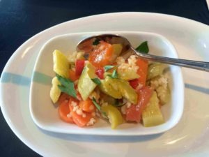 Zucchini with Carrots and Rice