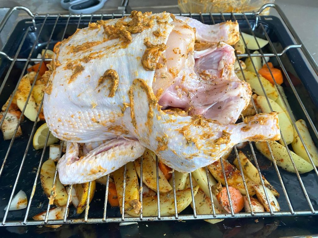 Seasoned Roasted Whole Chicken